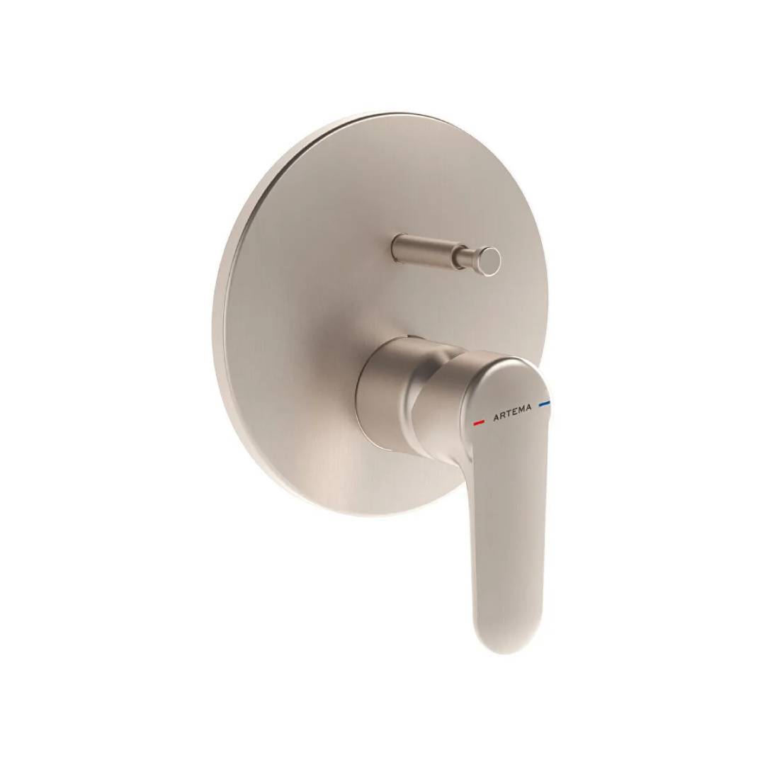 Vitra Artema Root Round Ankastre Banyo Bataryası Nikel A4272734
