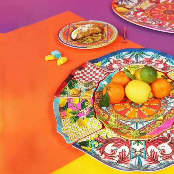 Baci Milano Ortigia 7 Parça Meze Tabağı - 2