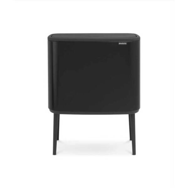 Brabantia Bo Matt Black Dokunmatik Çöp Kutusu 11+23L - 1