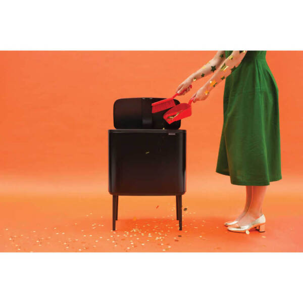 Brabantia Bo Matt Black Dokunmatik Çöp Kutusu 11+23L - 4
