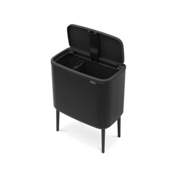 Brabantia Bo Matt Black Dokunmatik Çöp Kutusu 11+23L - 5
