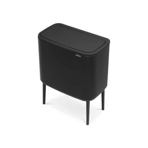 Brabantia Bo Matt Black Dokunmatik Çöp Kutusu 11+23L - 6