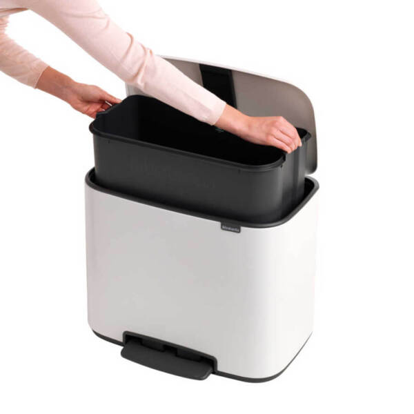 Brabantia Bo White Pedallı Çöp Kutusu 36L - 4