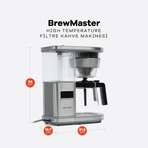 Dexart BrewMaster High Temperature Filtre Kahve Makinesi - 2