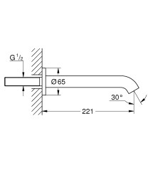 Grohe Essence Çıkış Ucu 13449GL1 - 5