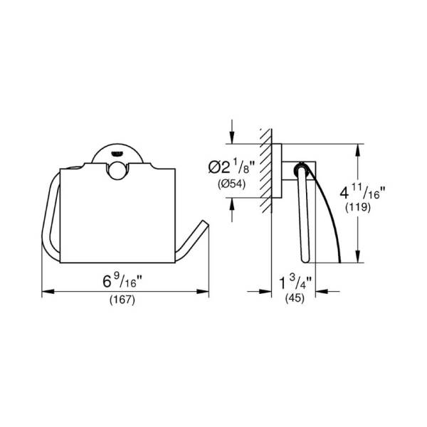 Grohe Essentials Tuvalet Kağıtlığı 40367A01 - 2