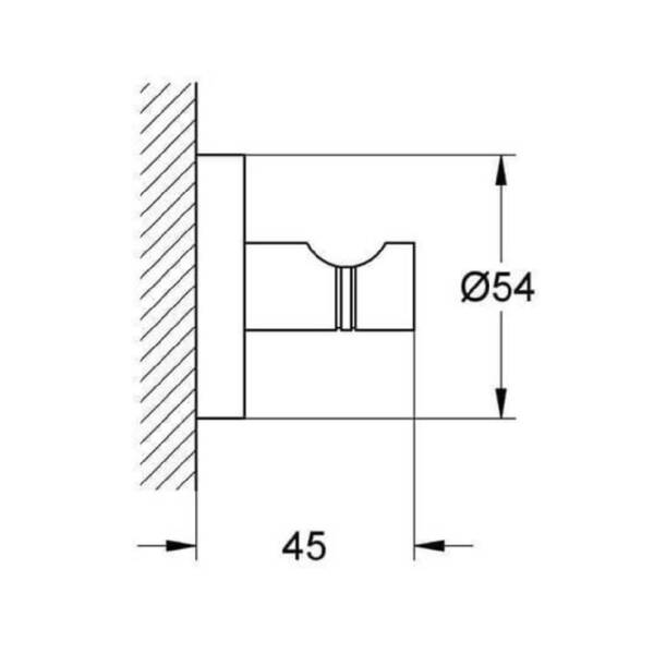 Grohe Essentials Havlu ve Bornoz Askılığı 40364A01 - 2