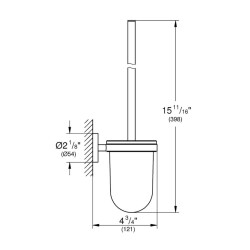 Grohe Essentials Tuvalet Fırçası Seti 40374A01 - 2