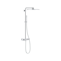 Grohe Euphoria SmartControl 310 Cube Duo Duvara Monte Termostatik Bataryalı Duş Sistemi 26508000 - 1