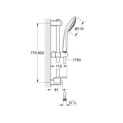 Grohe Euphoria 110 Massage Sürgülü Duş Seti 27226AL1 - 2