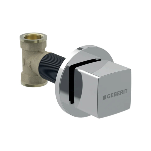 Geberit Ankastre Stop Valf Kare Volanlı Parlak Krom 616.008.21.1 - 1