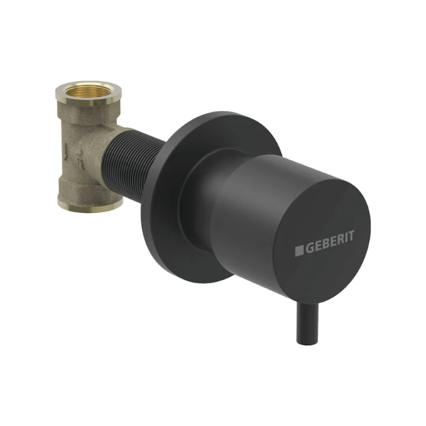 Geberit Ankastre Stop Valf Mat Siyah 616.004.14.1 - 1