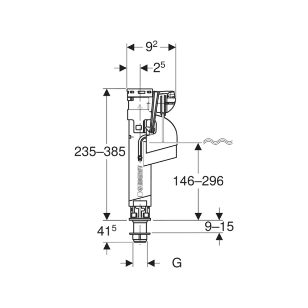 Geberit Dolum Valfi Tip 360 281.208.00.1 - 4