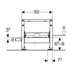 Geberit Duvar Süzgeci Duofix 111.593.00.1 - 4
