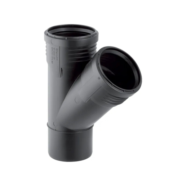 Geberit Silent-PP 45° Çatal DN100 390.535.14.1 - 1