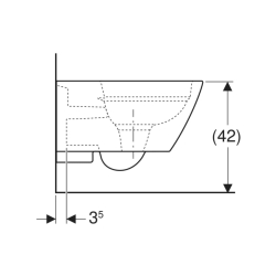 Geberit Smyle Square Rimfree Asma Klozet 501.652.01.1 - 4