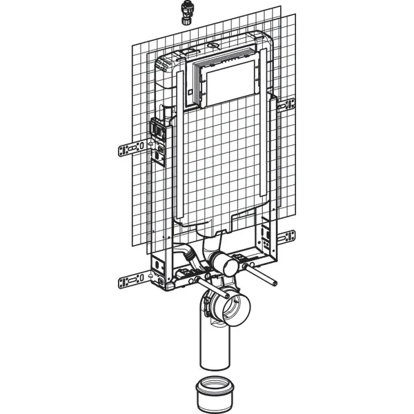 Geberit 110.792.00.1 Sigma Gömme Rezervuar, İnce, Kombifix - 2