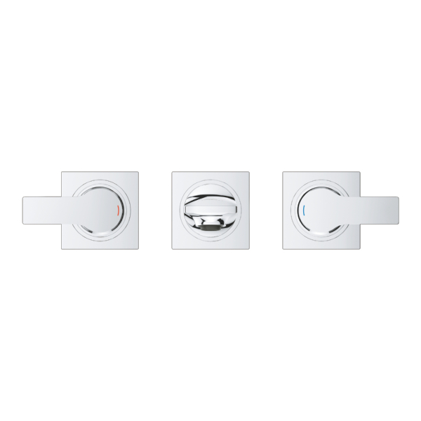 Grohe Allure 3 Delikli Duvardan Lavabo Bataryası S-Boyut 20189002 - 3