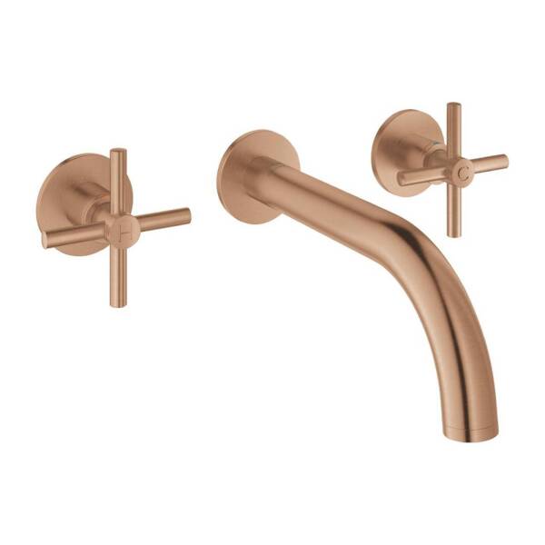 Grohe Atrio 3 Delikli Duvardan Ankastre Lavabo Bataryası M-Boyut 20661DL0 - 1