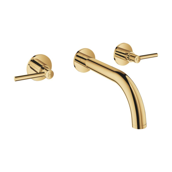 Grohe Atrio 3 Delikli Duvardan Lavabo Bataryası M-Boyut 20662GL0 - 1