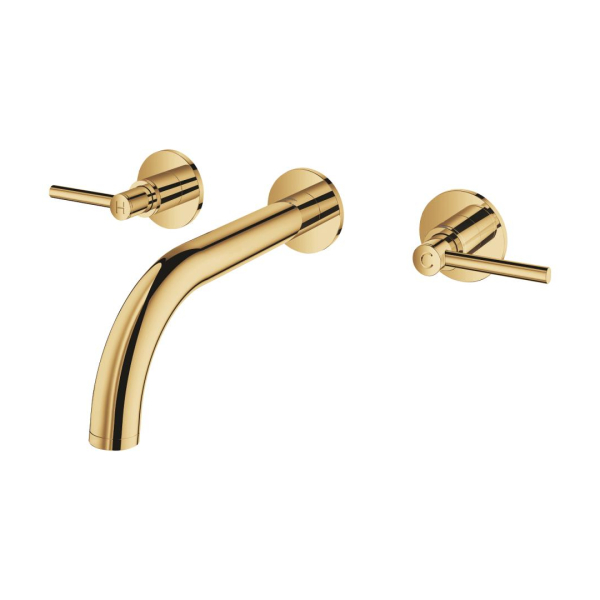Grohe Atrio 3 Delikli Duvardan Lavabo Bataryası M-Boyut 20662GL0 - 2