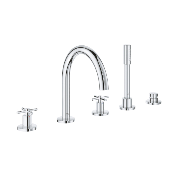 Grohe Atrio 5 Delikli Ankastre Küvet Bataryası 29408000 - 1