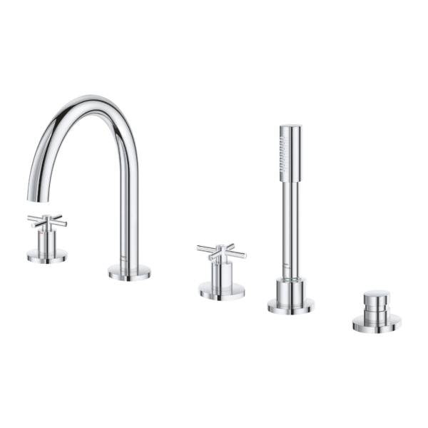 Grohe Atrio 5 Delikli Ankastre Küvet Bataryası 29408000 - 2