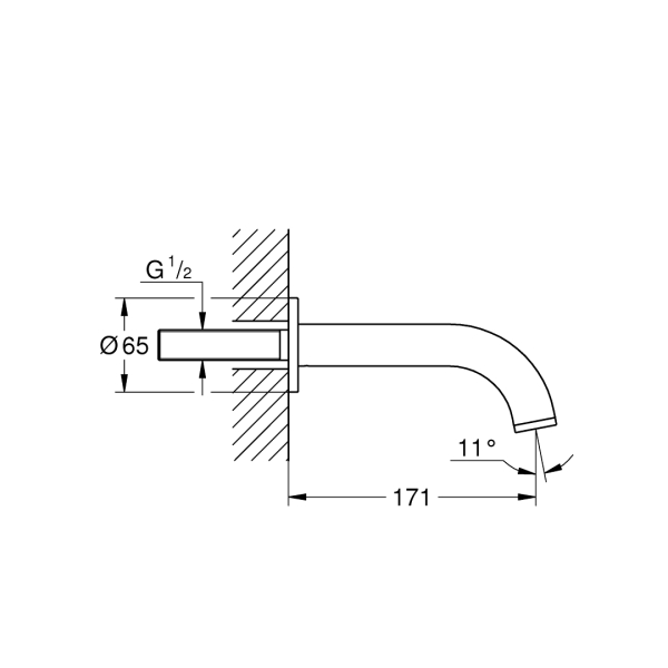 Grohe Atrio Çıkış Ucu Krom 13139003 - 2