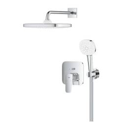 Grohe Cubeo Ankastre Banyo Bataryası Tepe ve El Duşu Seti - 3