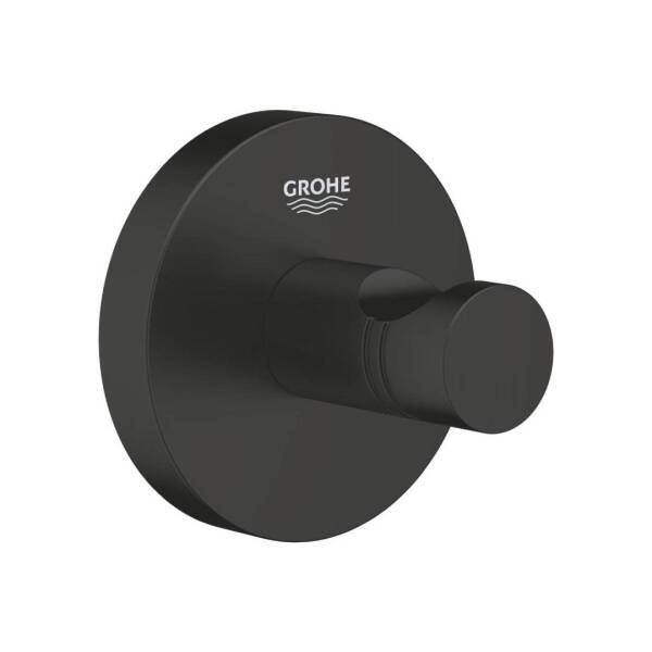 Grohe Essentials Bornoz Askısı Mat Siyah 1024602430 - 1