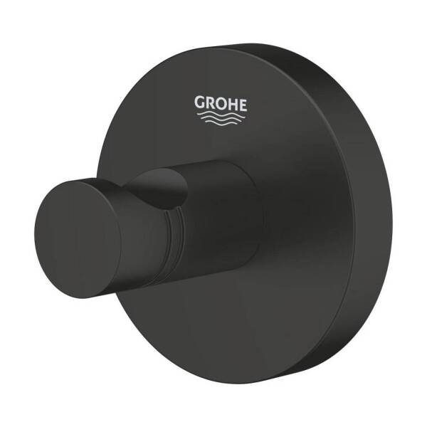 Grohe Essentials Bornoz Askısı Mat Siyah 1024602430 - 2