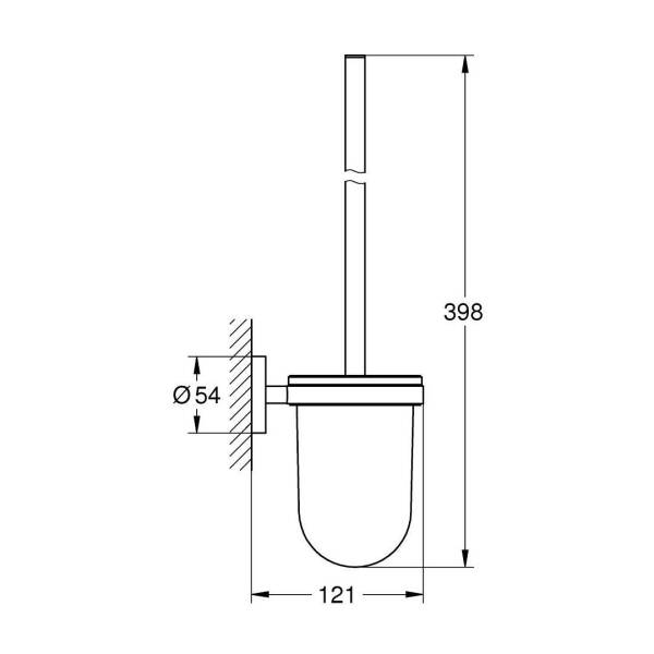 Grohe Essentials Tuvalet Fırçalığı 1024682430 - 3
