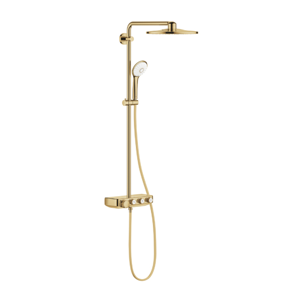 Grohe Euphoria Smartcontrol 310 Duo Duş Sistemi Duvara Monte Termostatik Bataryalı Duş Sistemi 26507GL0 - 1
