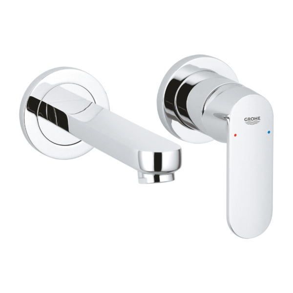 Grohe Eurocosmo İki Delikli Duvardan Lavabo Bataryası 19381000 - 1