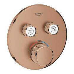 Grohe Grohtherm Smartcontrol Çift Valfli Akış Kontrollü Ankastre Termostatik Duş Bataryası 29119DL0 - 1