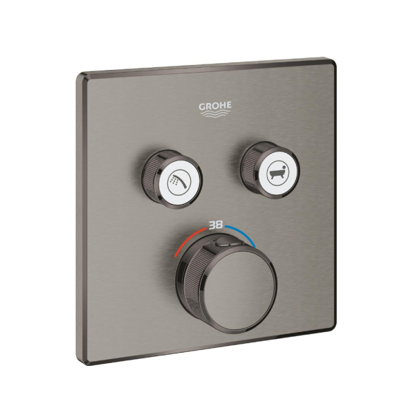 Grohe Grohtherm Smartcontrol Çift Valfli Akış Kontrollü Ankastre Termostatik Duş Bataryası29124AL0 - 1