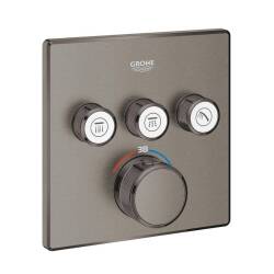 Grohe Grohtherm Smartcontrol Üç Valfli Akış Kontrollü Ankastre Termostatik Duş Bataryası 29126AL0 - 1