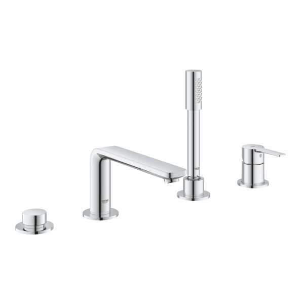 Grohe Lineare Küvet Bataryası 4 Delikli Krom 19577001 - 1