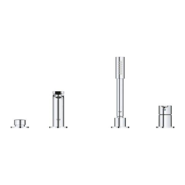 Grohe Lineare Küvet Bataryası 4 Delikli Krom 19577001 - 2