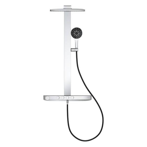 Grohe Rainshower Aqua Pure Duvara Monte Termostatik Bataryalı Duş Sistemi 100961KI00 - 3
