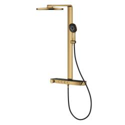 Grohe Rainshower Aqua Pure Duvara Monte Termostatik Bataryalı Duş Sistemi 100964GL00 - 4