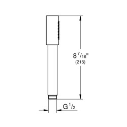 Grohe Rainshower Aqua Stick El Duşu 1 Akışlı 26465A00 - 2