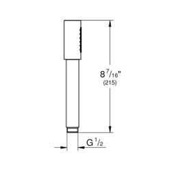 Grohe Rainshower Aqua Stick El Duşu 1 Akışlı 26465DA0 - 2