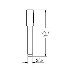 Grohe Rainshower Aqua Stick El Duşu 1 Akışlı 26465GL0 - 2