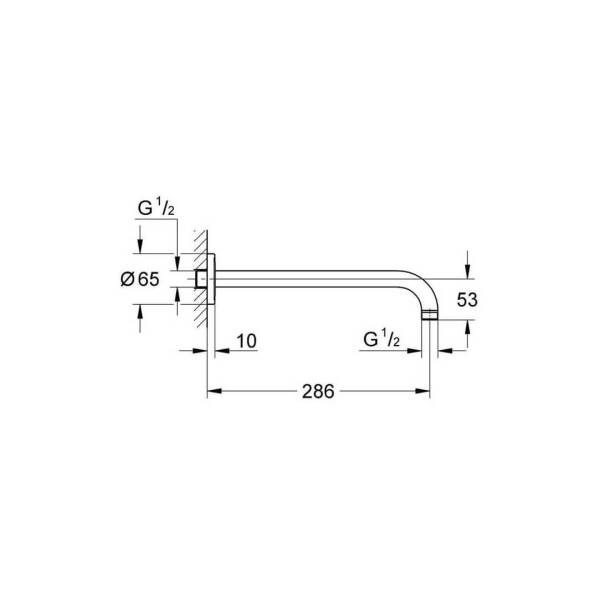 Grohe Rainshower Duş Başlığı 286 mm 28576000 - 4