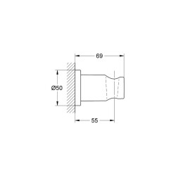 Grohe Rainshower El Duşu Askısı 27074A00 - 3