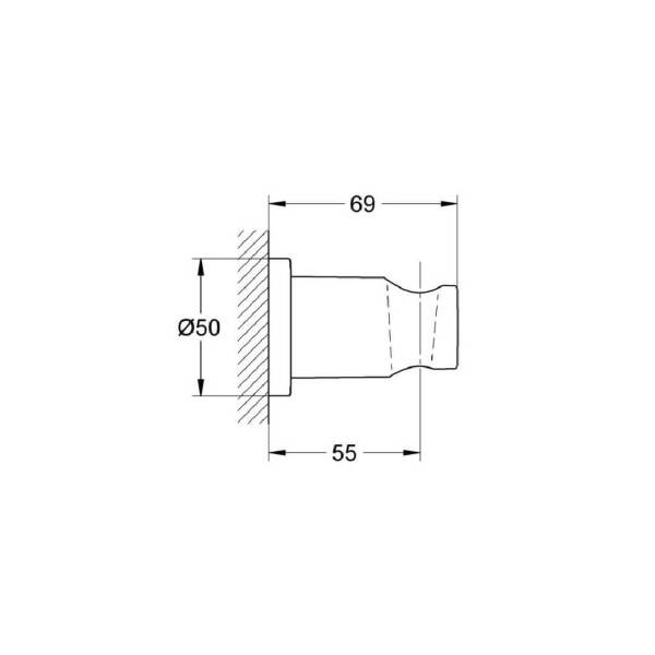 Grohe Rainshower El Duşu Askısı 27074DA0 - 3