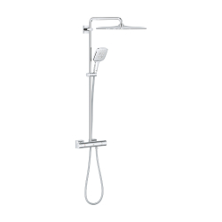 Grohe Rainshower SmartActive 310 Duvara Monte Termostatik Bataryalı Duş Sistemi 26652000 - 1