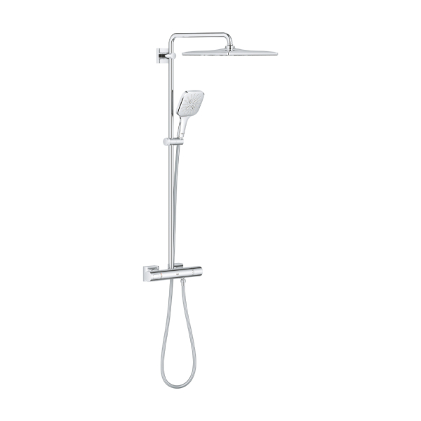 Grohe Rainshower SmartActive 310 Duvara Monte Termostatik Bataryalı Duş Sistemi 26652000 - 1