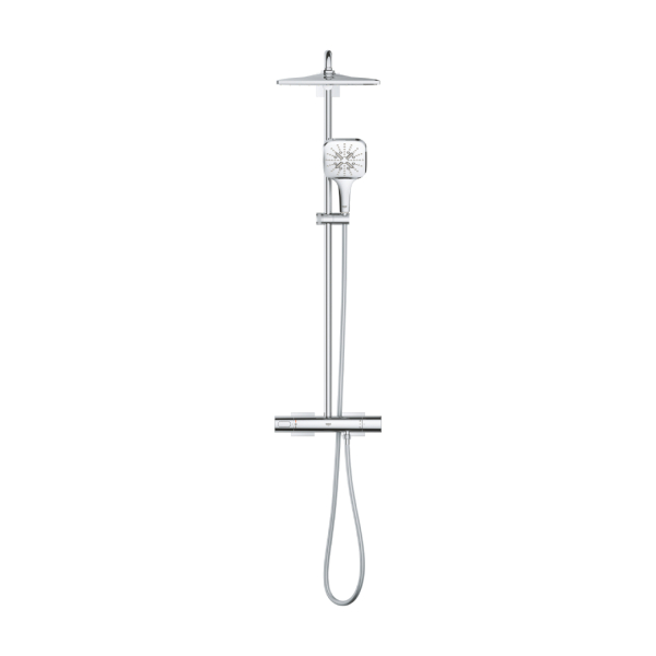 Grohe Rainshower SmartActive 310 Duvara Monte Termostatik Bataryalı Duş Sistemi 26652000 - 3